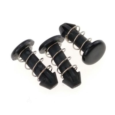 Rivets de primavera de nylon de plástico preto para computador