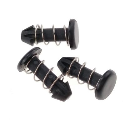 Rivets de primavera de nylon de plástico preto para computador