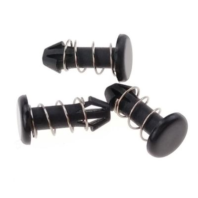 Rivets de primavera de nylon de plástico preto para computador