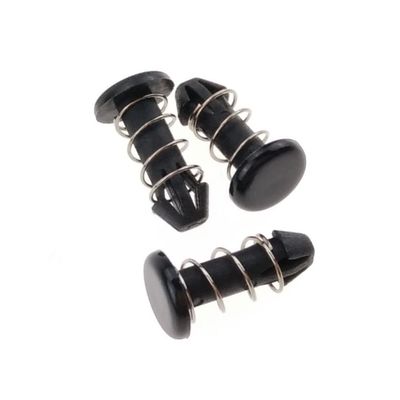 Rivets de primavera de nylon de plástico preto para computador