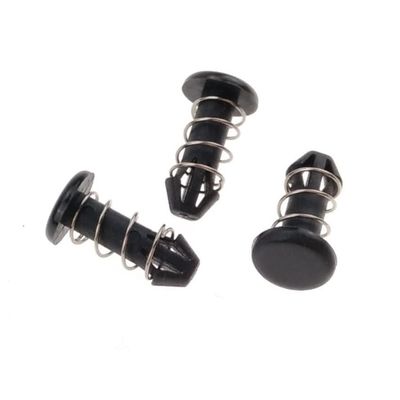 Rivets de primavera de nylon de plástico preto para computador