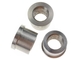 High Precision Machined Metal Parts Grey Turned Stainless Steel Insert Nuts M8 X 10